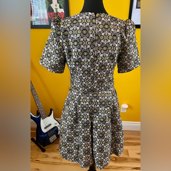 ModCloth Cocktails at Golden Hour Fit and Flair Dress. - Picture 5 of 9